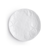 Q Squared Melamine Sea Life 11" Dinner Plates, Set Of 4 In White