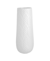 HOME ESSENTIALS 12.5" LEAF TEXTURED VASE