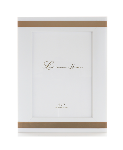 Lawrence Frames Avant Picture Frame, 5" X 7" In White