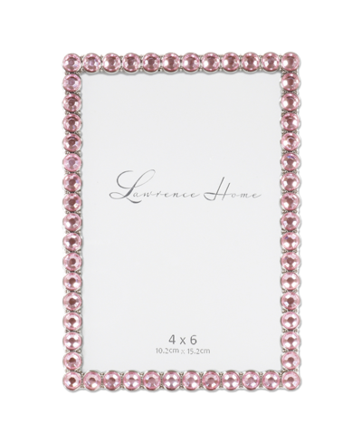 Lawrence Frames Metal Sparkle Frame, 4" X 6" In Soft Pink