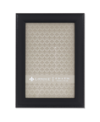 Lawrence Frames Classic Bead Border Picture Frame, 4" X 6" In Black