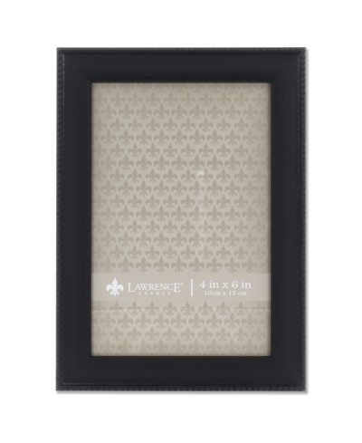 Lawrence Frames Classic Bead Border Picture Frame, 4" X 6" In Black