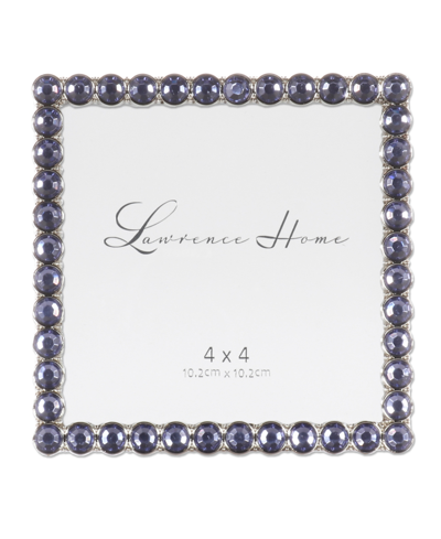 Lawrence Frames Metal Sparkle Frame, 4" X 4" In Midnight Blue