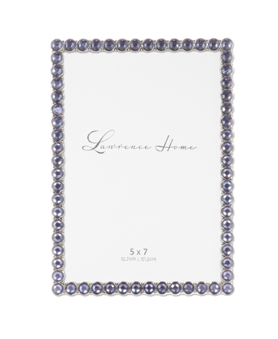 Lawrence Frames Metal Sparkle Frame, 5" X 7" In Midnight Blue