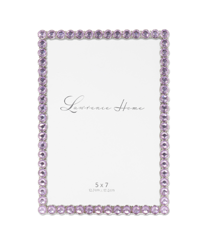 Lawrence Frames Metal Sparkle Frame, 5" X 7" In Bright Lilac