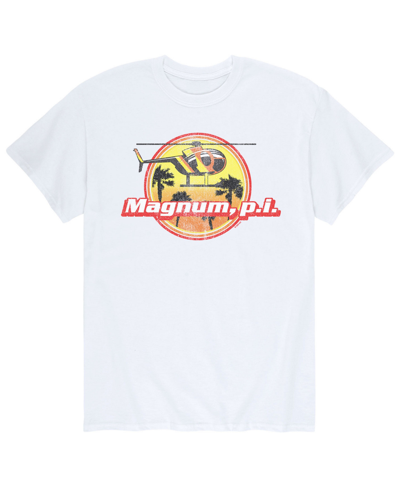 Airwaves Men's Magnum P.i. Helicopter T-shirt In White
