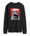 AIRWAVES MEN'S JAWS PATRIOTIC LONG SLEEVE T-SHIRT