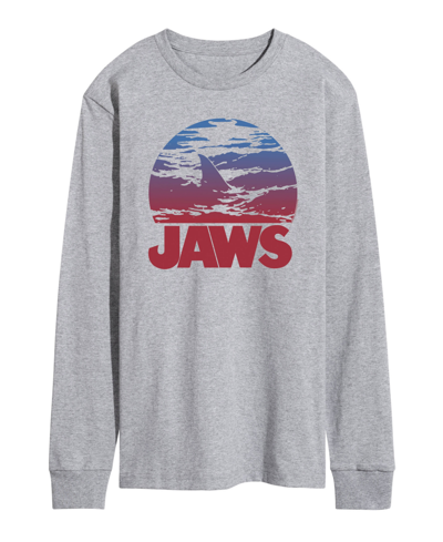 Airwaves Men's Jaws Long Sleeve T-shirt In Gray