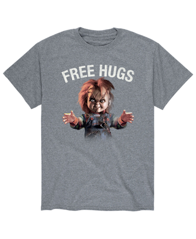 Airwaves Men's Chucky Free Hugs T-shirt In Gray