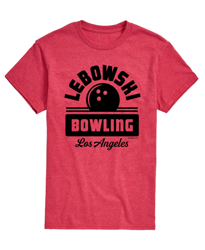 Airwaves Men's The Big Lebowski Lebowski Bowling T-shirt In Red