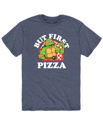 Airwaves Men's Teenage Mutant Ninja Turtles First Pizza T-shirt In Blue