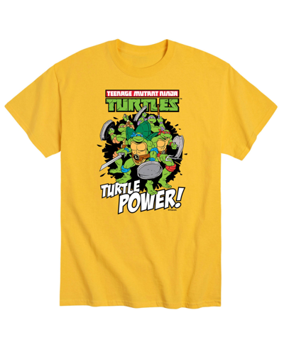 Airwaves Men's Teenage Mutant Ninja Turtles Power T-shirt In Yellow