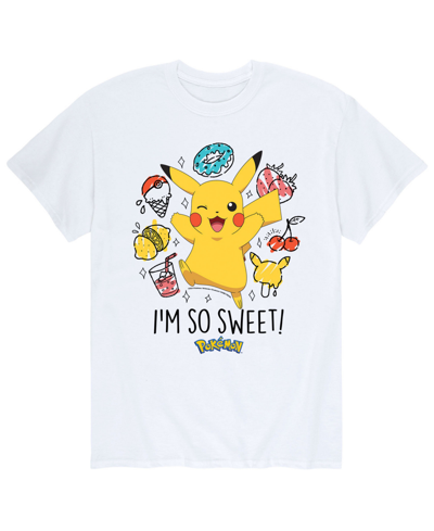 Airwaves Men's Pokemon I'm So Sweet T-shirt In White