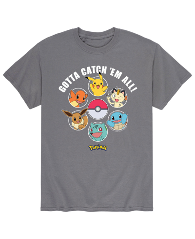 Airwaves Men's Pokemon Catch 'em All T-shirt In Gray