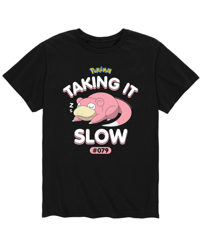 Airwaves Men's Pokemon Taking It Slow T-shirt In Black