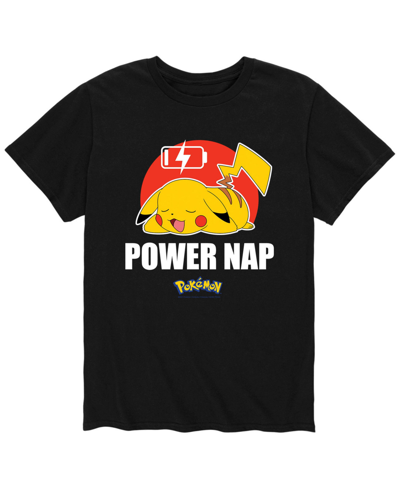 Airwaves Men's Pokemon Power Nap T-shirt In Black