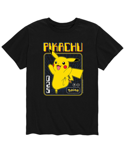 Airwaves Men's Pokemon Pikachu 025 T-shirt In Black