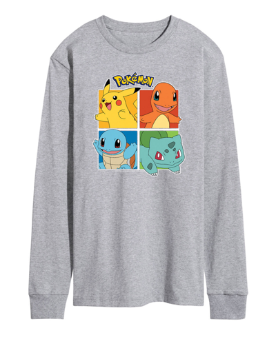 Airwaves Men's Pokemon Long Sleeve T-shirt In Gray