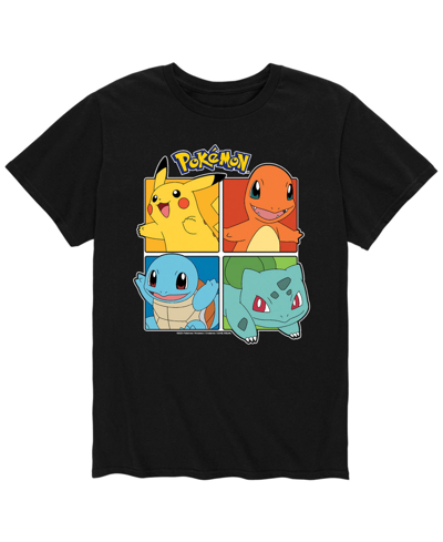 Airwaves Men's Pokemon Characters T-shirt In Black