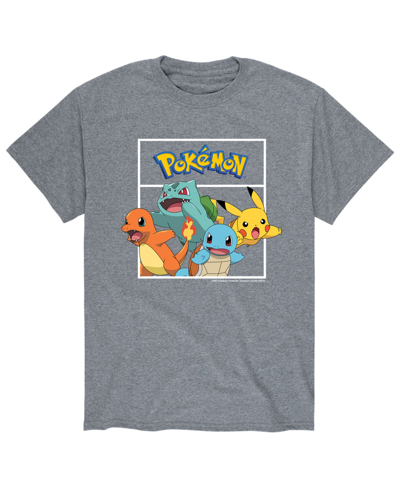 Airwaves Men's Pokemon Characters T-shirt In Gray