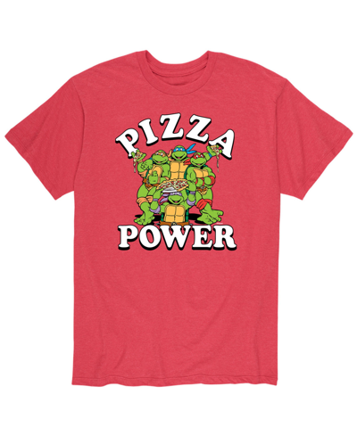 Airwaves Men's Teenage Mutant Ninja Turtles Power Pizza T-shirt In Red