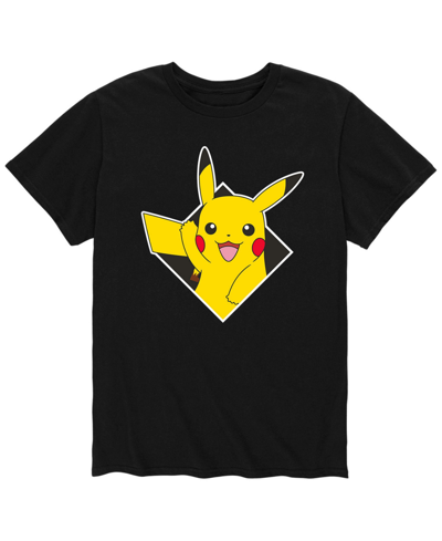 Airwaves Men's Pokemon Diamond Shape Pikachu T-shirt In Black