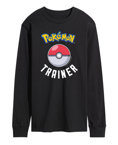 Airwaves Men's Pokemon Trainer Long Sleeve T-shirt In Black