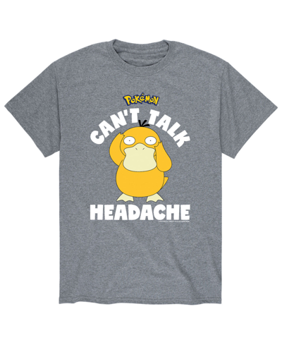 Airwaves Men's Pokemon Can't Talk Headache T-shirt In Gray