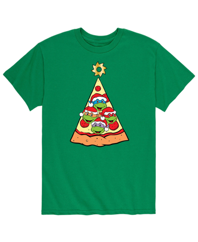 Airwaves Men's Teenage Mutant Ninja Turtles Pizza Tree T-shirt In Green