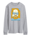 Airwaves Men's The Big Lebowski Long Sleeve T-shirt In Gray