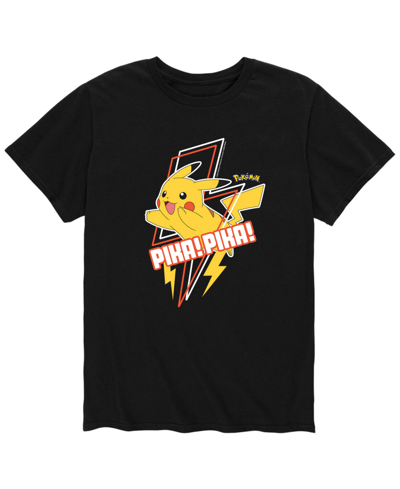 Airwaves Men's Pokemon Pika Pika T-shirt In Black