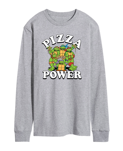 Airwaves Men's Teenage Mutant Ninja Turtles Pizza Power T-shirt In Gray