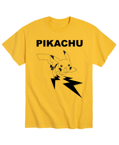 Airwaves Men's Pokemon Pikachu T-shirt In Yellow