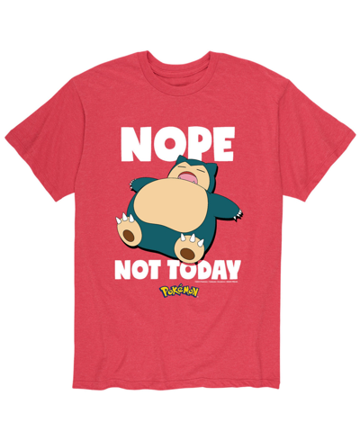 Airwaves Men's Pokemon Nope Not Today T-shirt In Red