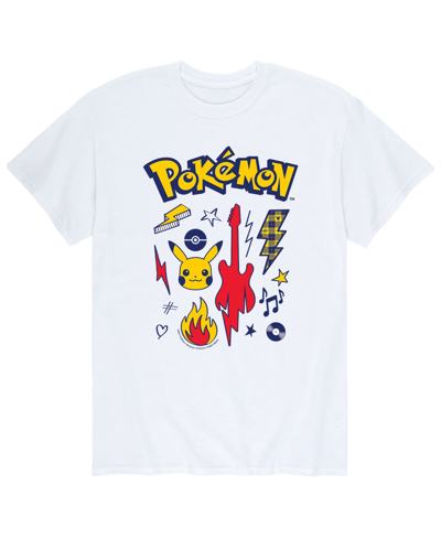 Airwaves Men's Pokemon Punk T-shirt In White