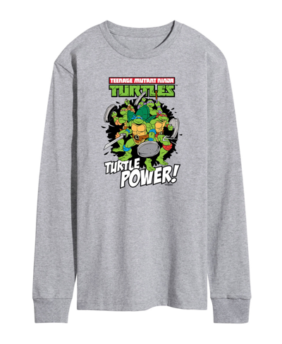 Airwaves Men's Teenage Mutant Ninja Turtles Turtle Power T-shirt In Gray