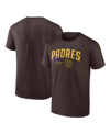 Fanatics Men's  Branded Manny Machado Brown San Diego Padres Player Name And Number T-shirt In Brown