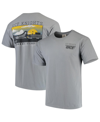 IMAGE ONE MEN'S GRAY UCF KNIGHTS TEAM COMFORT COLORS CAMPUS SCENERY T-SHIRT