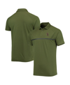 Levelwear Men's  Olive Chicago White Sox Delta Sector Raglan Polo Shirt In Olive