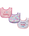 LUVABLE FRIENDS BABY BIBS, 3-PACK, ONE SIZE