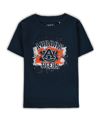 GARB BOYS AND GIRLS PRESCHOOL AND TODDLER GARB NAVY AUBURN TIGERS SPLATTER TONI T-SHIRT