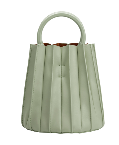 Melie Bianco Lily Mint Recycled Vegan Top Handle Bag In Green