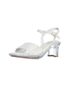 Kenneth Cole New York Little Girls Cinderella Shine Pump Shoe In Silver-tone