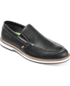 Vance Co. Harrison Mens Faux Leather Slip-on Oxfords In Black