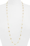 Marco Bicego Marco Bicego 'siviglia' Long Disc Station Necklace In Yellow Gold