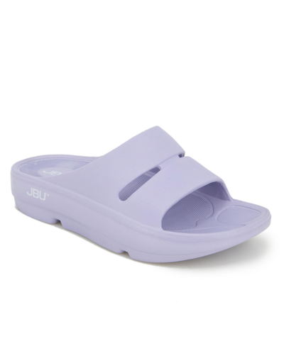 Jbu Women's Dover Recovery Slide Sandals In Lilac