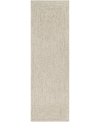 Surya Chesapeake Bay Cpk2303 2'6" X 8' Runner Outdoor Area Rug In Cream-gray