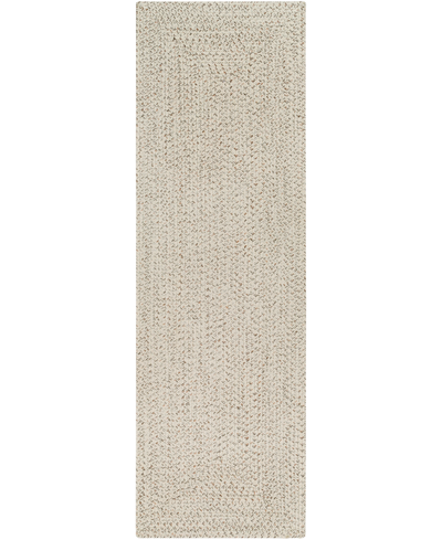 Surya Chesapeake Bay Cpk2303 2'6" X 8' Runner Outdoor Area Rug In Cream Gray