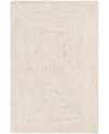 Surya Natural Braids Nbd2301 3'6" X 5'6" Area Rug In Ivory