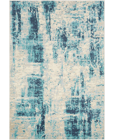 Abbie & Allie Rugs Vibrant Vib2334 6'7" X 9' Area Rug In Blue